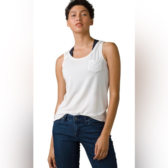Prana Tops - PRANA
WOMEN'S FOUNDATION SCOOP NECK TANK